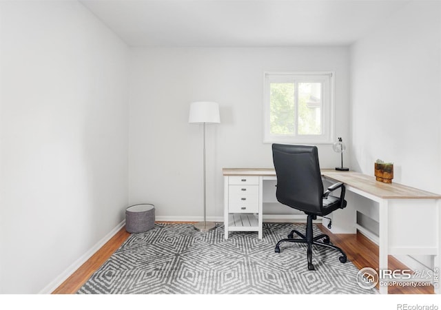 3445 Martin Dr, Boulder, CO 80305 - office space with wood finished floors and baseboards