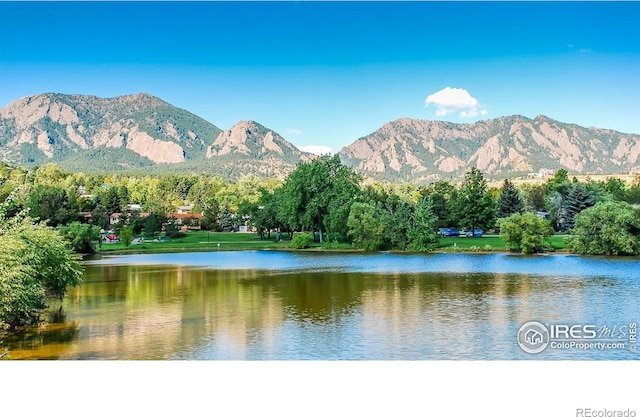 3445 Martin Dr, Boulder, CO 80305 - water view featuring mountains
