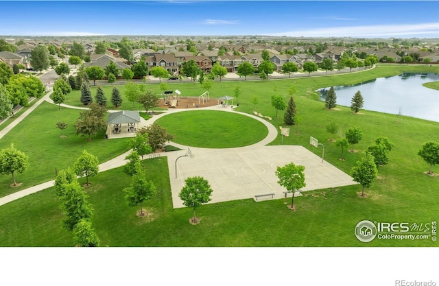 6340 Spring Valley Rd, Timnath, CO 80547 - aerial perspective of suburban area featuring a large body of water