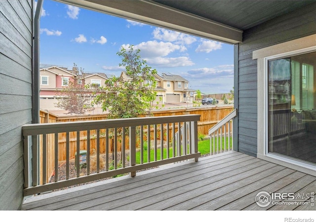 645 Flintwood Pl, Lafayette, CO 80026 - deck with a residential view and a fenced backyard