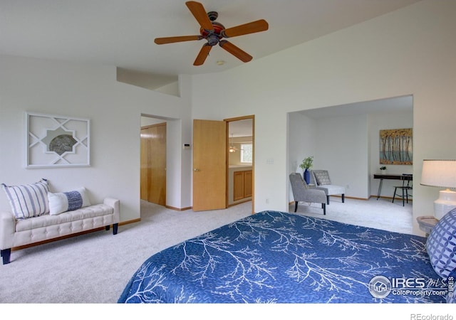 804 Nelson Park Ln, Longmont, CO 80503 - bedroom featuring carpet flooring, a ceiling fan, and baseboards