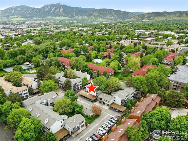 3255 34th St Unit 42, Boulder, CO 80301 - aerial view of residential area with mountains