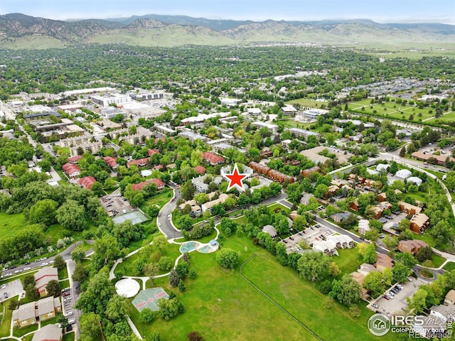 3255 34th St Unit 42, Boulder, CO 80301 - aerial overview of property's location featuring mountains