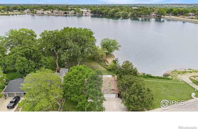 1702 Kennedy Ave, Loveland, CO 80538 - bird's eye view of a nearby body of water and a tree filled landscape