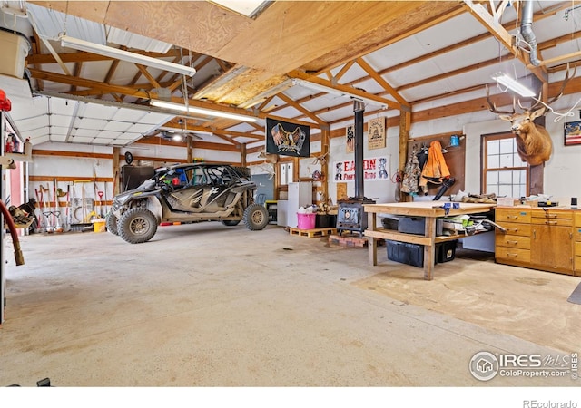 36091 Appy Rd, Eaton, CO 80615 - garage with a workshop area