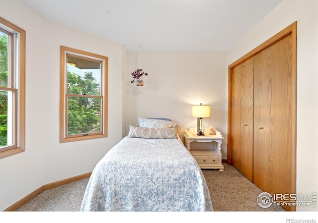 36091 Appy Rd, Eaton, CO 80615 - carpeted bedroom featuring baseboards and a closet