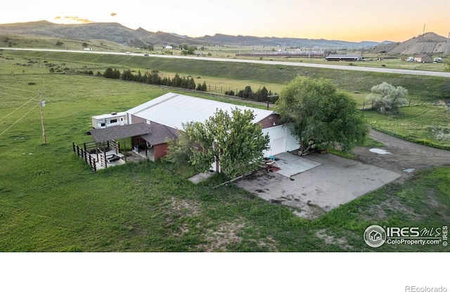 4721 Arthur Mae Ln, Laporte, CO 80535 - overview of rural landscape with mountains