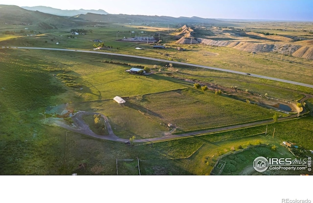 4721 Arthur Mae Ln, Laporte, CO 80535 - overview of rural landscape with a mountain backdrop