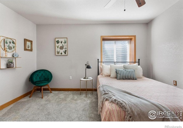 4721 Arthur Mae Ln, Laporte, CO 80535 - carpeted bedroom featuring baseboards and ceiling fan