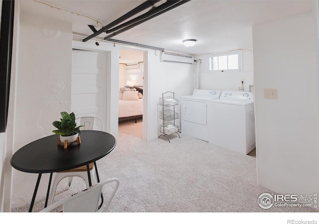 416 E Elizabeth St, Fort Collins, CO 80524 - laundry room featuring washer and clothes dryer and carpet