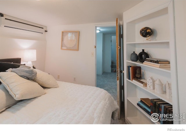416 E Elizabeth St, Fort Collins, CO 80524 - bedroom with a wall mounted air conditioner and carpet flooring