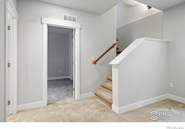 518 Hoyt Ln, Lafayette, CO 80026 - stairway featuring carpet and baseboards