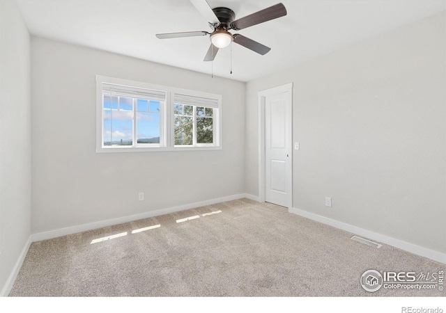 2836 W County Road 60e, Fort Collins, CO 80524 - carpeted empty room featuring baseboards and ceiling fan