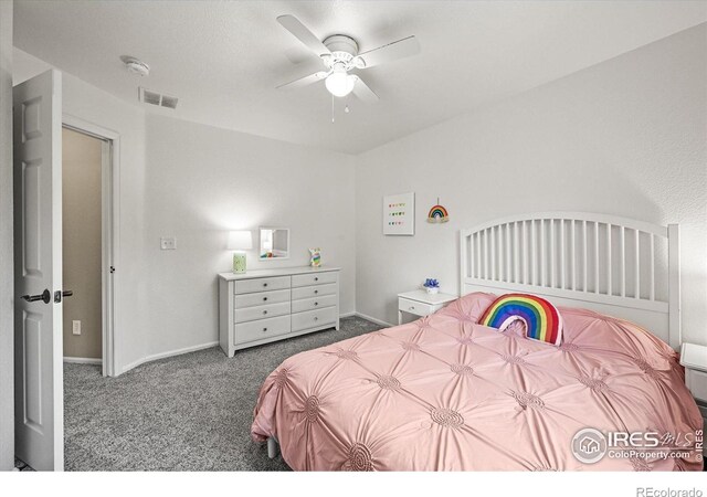 13445 Kearney St, Thornton, CO 80602 - bedroom featuring carpet floors, ceiling fan, and baseboards