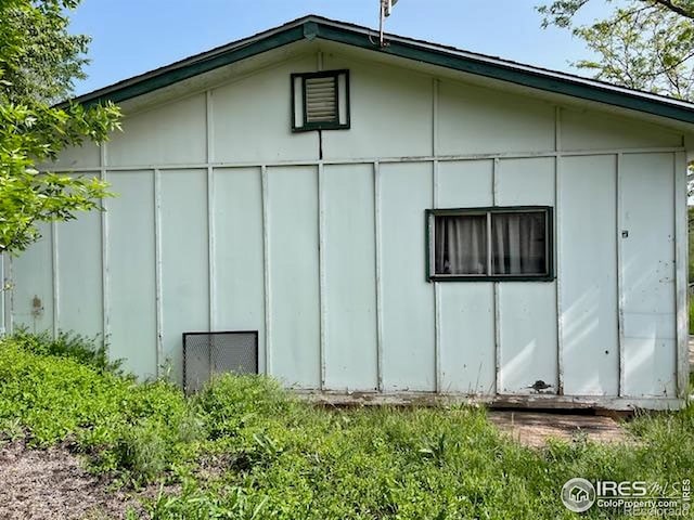 4809 Foothills Dr, Fort Collins, CO 80526 - view of side of home with board and batten siding