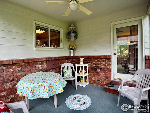 1515 Tulip Ct, Longmont, CO 80501 - view of patio featuring a ceiling fan