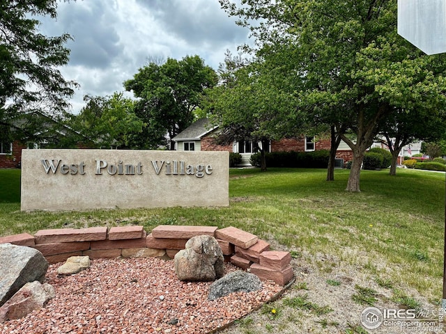 1515 Tulip Ct, Longmont, CO 80501 - community sign featuring a lawn