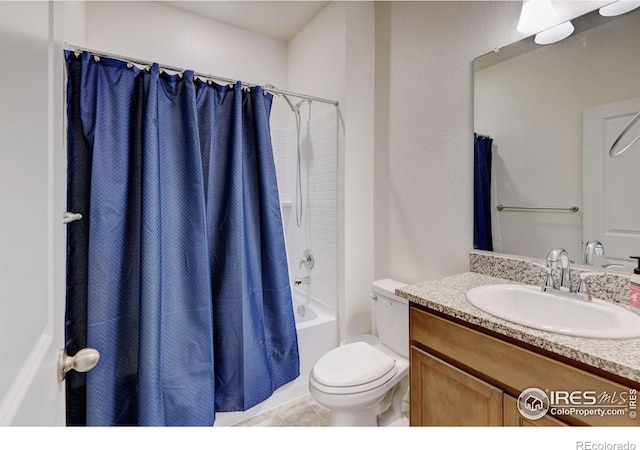 3657 Speedwell St, Wellington, CO 80549 - bathroom with vanity and shower / tub combo