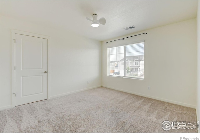 3657 Speedwell St, Wellington, CO 80549 - empty room with carpet and a ceiling fan