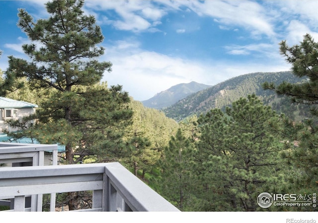 142 Meadowlook Way, Boulder, CO 80304 - view of mountain backdrop featuring a forest
