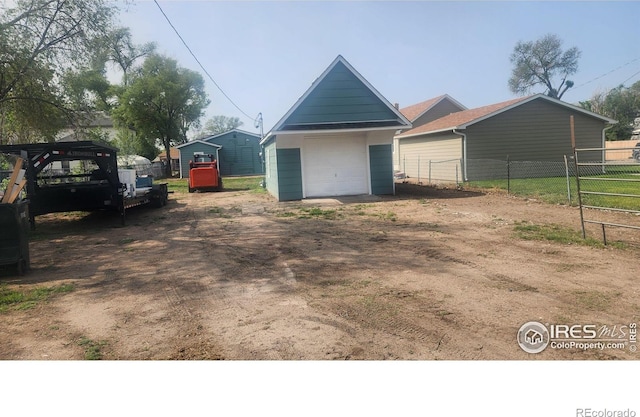 222 Platte St, Sterling, CO 80751 - detached garage with driveway
