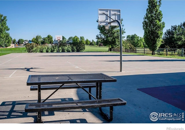 1309 Red Mountain Dr, Longmont, CO 80504 - view of sport court with community basketball court