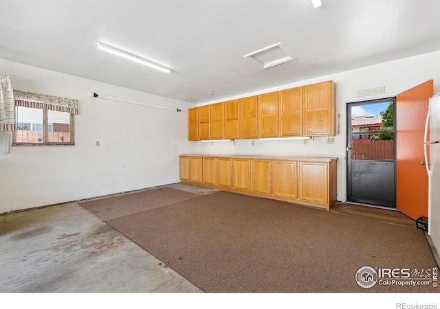 1204 Newsom St, Fort Collins, CO 80524 - kitchen with unfinished concrete floors