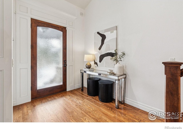 3835 Norwood Ct, Boulder, CO 80304 - entryway with wood finished floors and baseboards