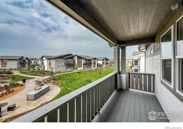 539 Vicot Way Unit C, Fort Collins, CO 80524 - balcony with a residential view