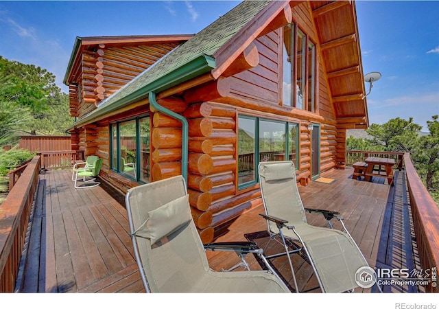 114 Jade Way, Lyons, CO 80540 - view of deck