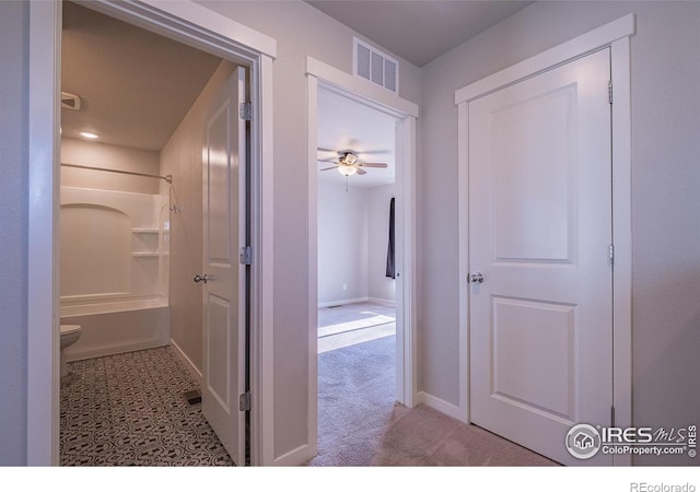710 Oregon Trl Unit B1, Ault, CO 80610 - hall featuring baseboards