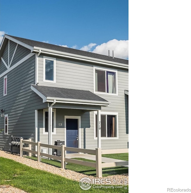 710 Oregon Trl Unit B1, Ault, CO 80610 - view of front of house with a shingled roof
