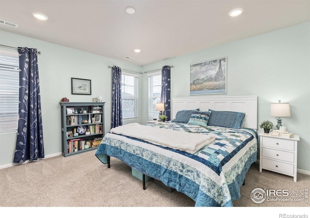 364 Fickel Farm Trl, Berthoud, CO 80513 - carpeted bedroom with recessed lighting and baseboards