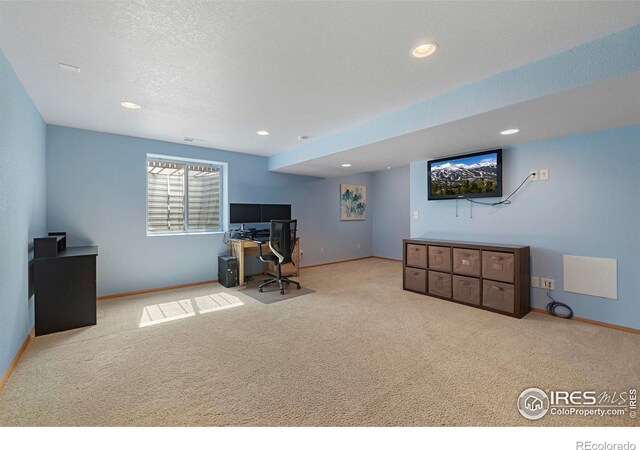 1502 Westfield Dr, Fort Collins, CO 80526 - office space with carpet, baseboards, and recessed lighting