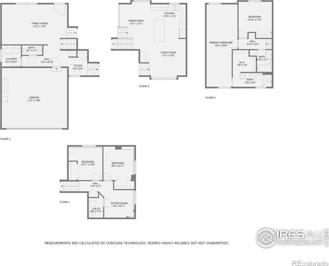 2447 E 100th Way, Thornton, CO 80229 - floor plan / room layout