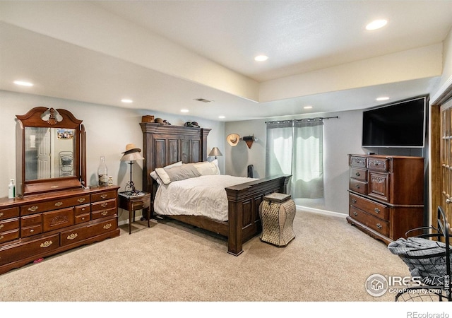 3328 Wild W Ln, Wellington, CO 80549 - bedroom with light carpet and recessed lighting