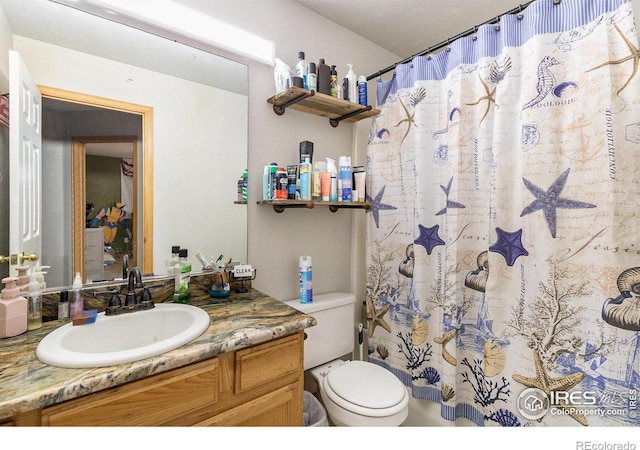 3328 Wild W Ln, Wellington, CO 80549 - bathroom with vanity and a shower with curtain