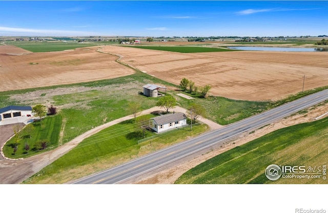 19810 County Road 1, Berthoud, CO 80513 - aerial view of sparsely populated area featuring a large body of water