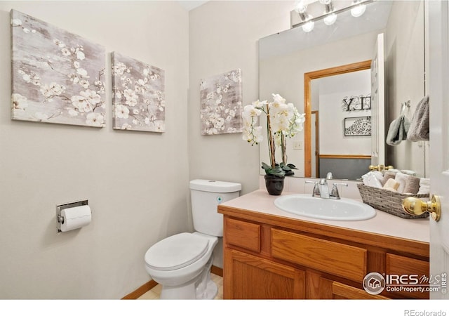 1202 Creekwood Ct, Windsor, CO 80550 - bathroom with vanity and toilet
