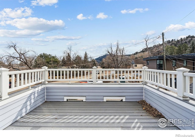 3561 4th St, Boulder, CO 80304 - view of wooden terrace