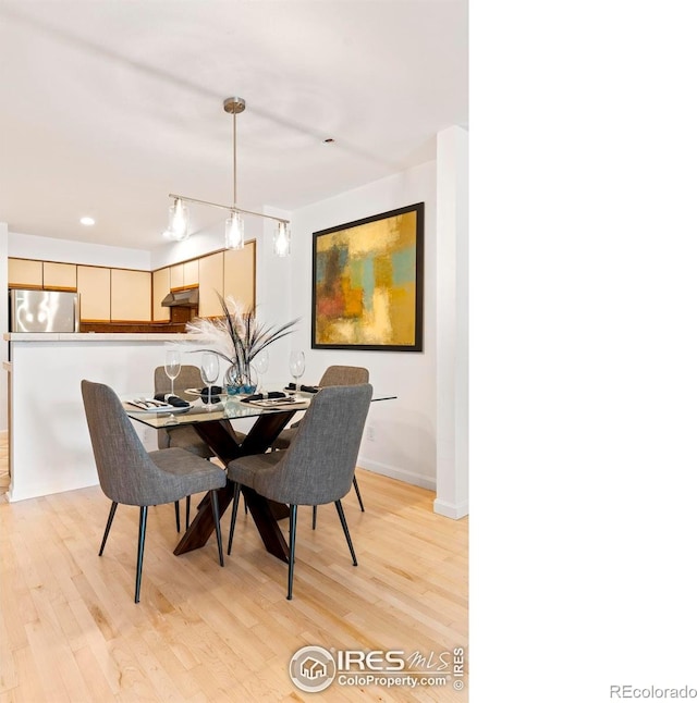 3805 Northbrook Dr Unit A, Boulder, CO 80304 - dining room with light wood finished floors and baseboards
