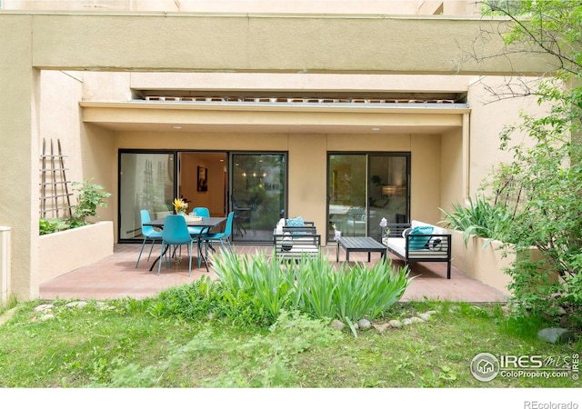 3805 Northbrook Dr Unit A, Boulder, CO 80304 - back of house featuring a patio area and stucco siding