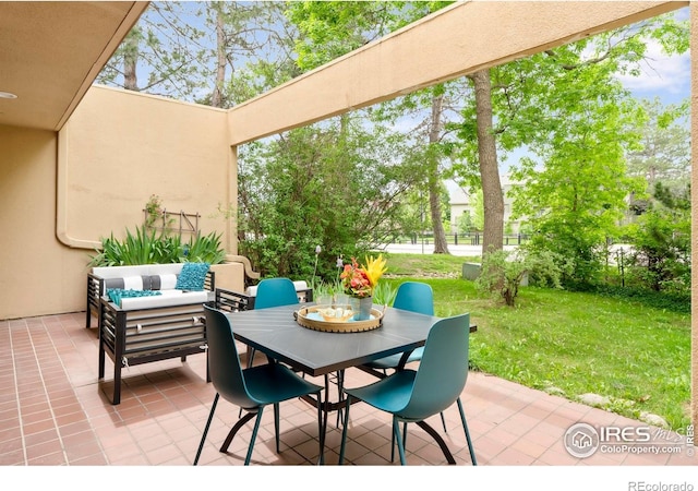 3805 Northbrook Dr Unit A, Boulder, CO 80304 - view of patio / terrace featuring outdoor lounge area
