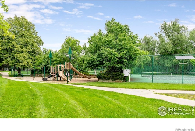 3805 Northbrook Dr Unit A, Boulder, CO 80304 - community playground featuring a tennis court