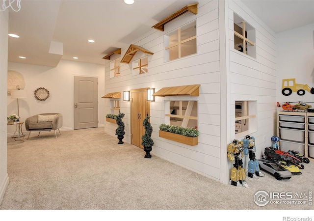 9527 Loveland Way, Arvada, CO 80007 - interior space featuring recessed lighting, carpet flooring, and baseboards