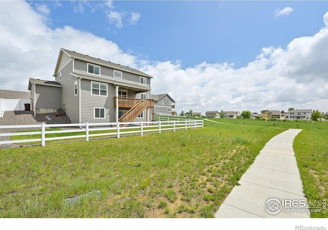 961 Mouflon Dr, Severance, CO 80550 - view of yard with stairs