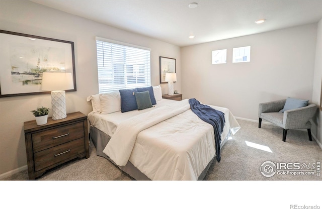 3356 Streamwood Dr, Johnstown, CO 80534 - carpeted bedroom featuring recessed lighting