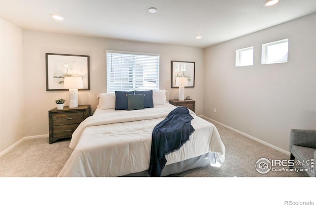 3356 Streamwood Dr, Johnstown, CO 80534 - carpeted bedroom featuring recessed lighting