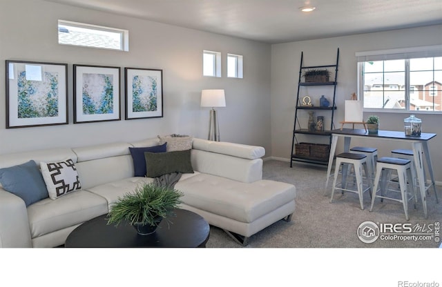 3356 Streamwood Dr, Johnstown, CO 80534 - living room with carpet floors and recessed lighting