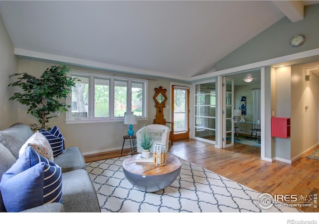 1110 Hartford Dr, Boulder, CO 80305 - living room with wood finished floors and baseboards